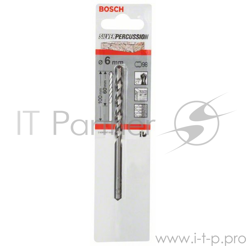 Bosch Bosch 2608597660 Сверло бетон CYL-3 6Х100 мм SilverPerc