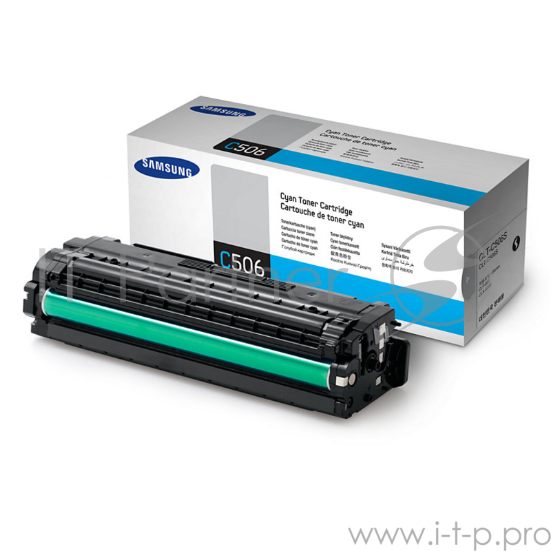 Тонер Картридж Samsung CLT-C506S/SEE голубой для Samsung CLP-680/CLX-6260 (1500стр.)