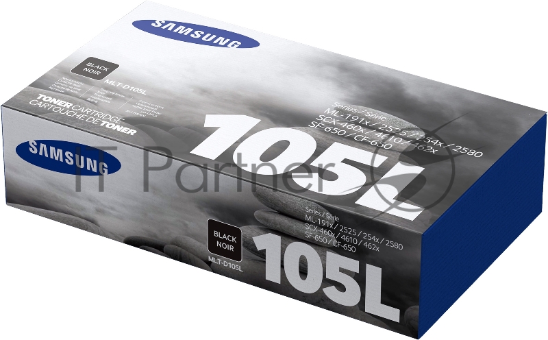 Тонер Картридж Samsung MLT-D105L черный для Samsung ML-1910/1950/SCX-4600/4623 (2500стр.)