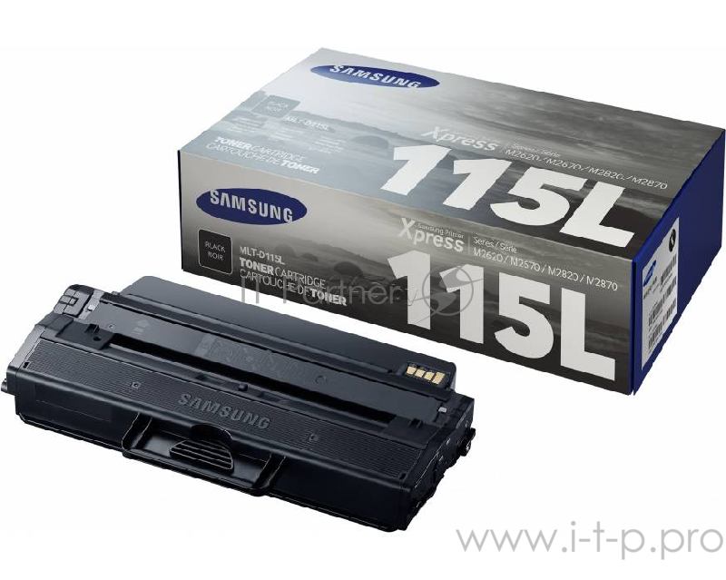 Тонер Картридж Samsung MLT-D115L черный для Samsung Xpress M2620/2820/2830 Series, Xpress M2670/2870/2880 Series (2500стр.)