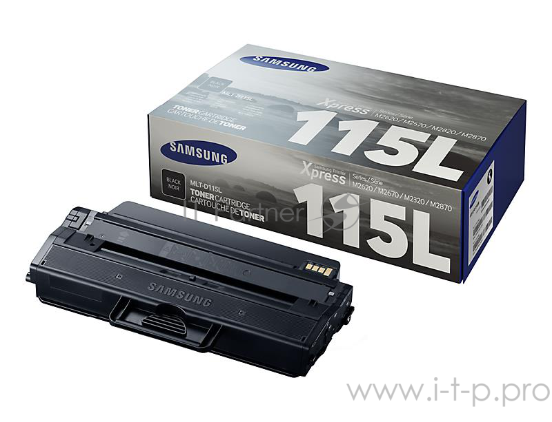 Тонер Картридж Samsung MLT-D115L черный для Samsung Xpress M2620/2820/2830 Series, Xpress M2670/2870/2880 Series (2500стр.)