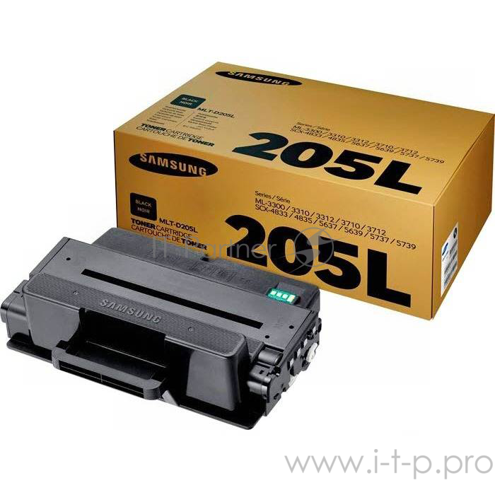 Тонер Картридж Samsung MLT-D205L черный для Samsung ML-3310/3710/SCX-5637/4833 (5000стр.)