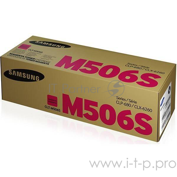Тонер Картридж Samsung CLT-M506L/SEE пурпурный для Samsung CLP-680/CLX-6260 (3500стр.)