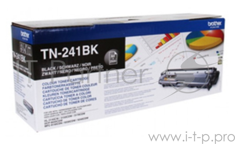 Тонер Картридж Brother TN241BK черный для Brother HL3140/3170 (1400стр.)