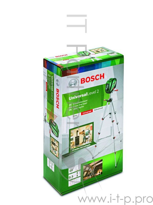 Лазерные дальномеры, уровни, детекторы Bosch UniversalLevel 2 Basic 0603663800