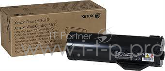 Тонер-картридж Xerox 106R02732, Black, черный, 25300 стр. (экстра повышенной емкости), для Phaser 3610, WorkCentre 3615 (channels)