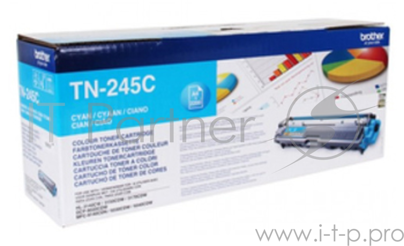 Тонер Картридж Brother TN245C голубой для Brother HL3140/3170 (2200стр.)