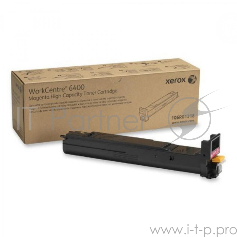 Тонер Картридж Xerox 106R01318 пурпурный,magenta (14000 стр) для Xerox WC 6400 (Channels)