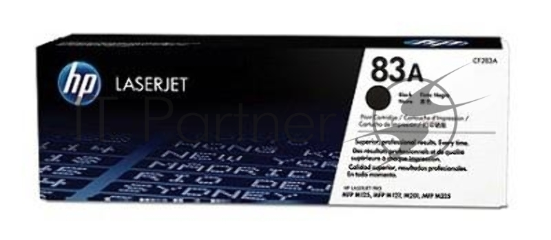 Тонер Картридж HP 83A CF283A черный для HP LJ Pro M125nw/M127fw (1500стр.)