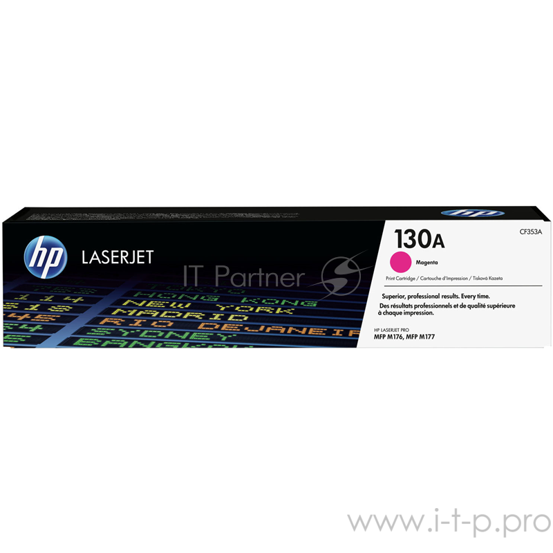 Тонер Картридж HP 130A CF353A пурпурный для HP M153/M176/M177