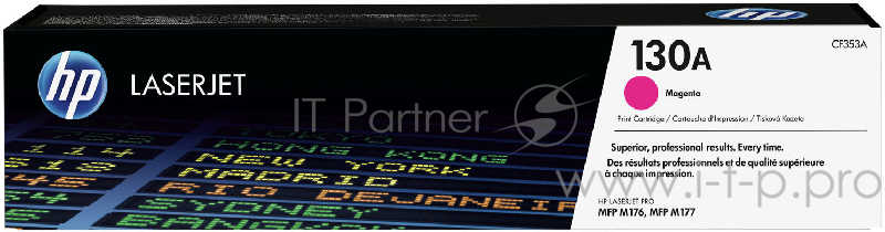 Тонер Картридж HP 130A CF353A пурпурный для HP M153/M176/M177