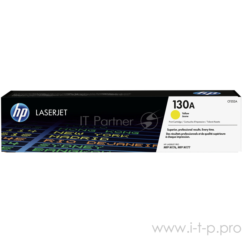 Тонер Картридж HP 130A CF352A желтый для HP M153/M176/M177