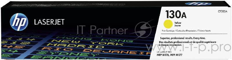 Тонер Картридж HP 130A CF352A желтый для HP M153/M176/M177