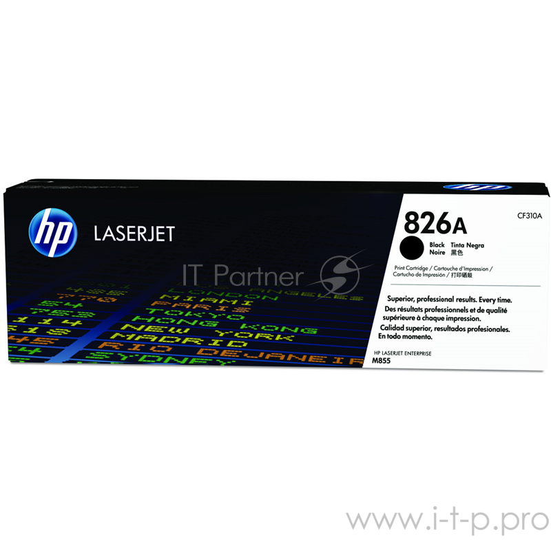 Тонер Картридж HP 826A CF310A черный для HP CLJ Ent M855