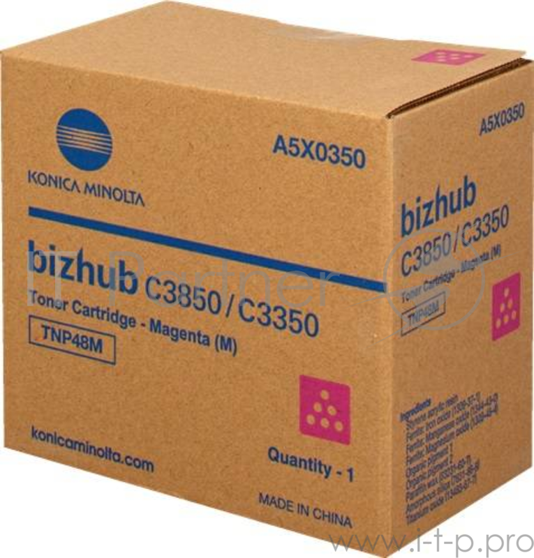 Тонер Konica-Minolta bizhub C3350/C3850 красный TNP-48M