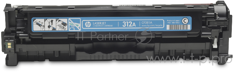 Тонер Картридж HP 312A CF381A голубой для HP CLJ Pro M476 (2400стр.)