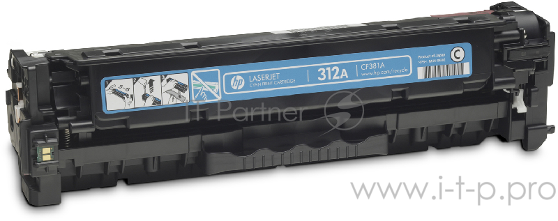 Тонер Картридж HP 312A CF381A голубой для HP CLJ Pro M476 (2400стр.)