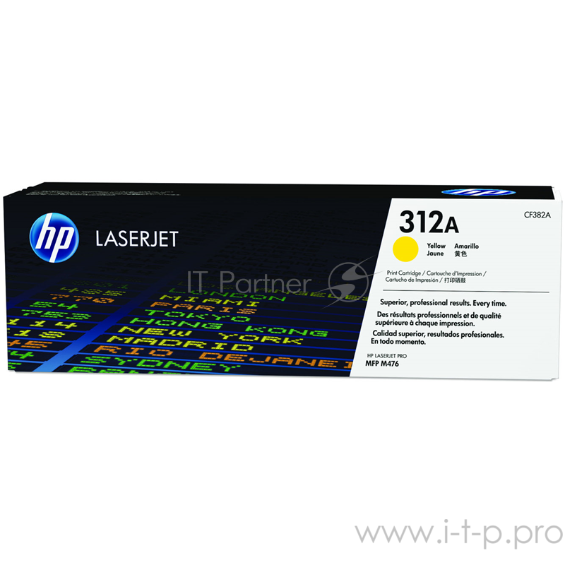 Тонер Картридж HP 312A CF382A желтый для HP CLJ Pro M476 (2400стр.)