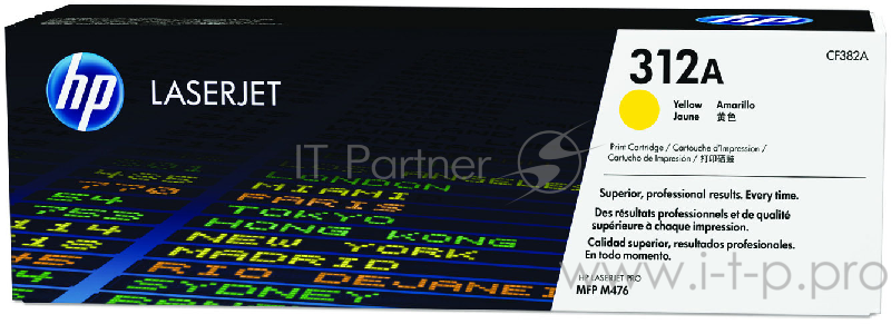 Тонер Картридж HP 312A CF382A желтый для HP CLJ Pro M476 (2400стр.)