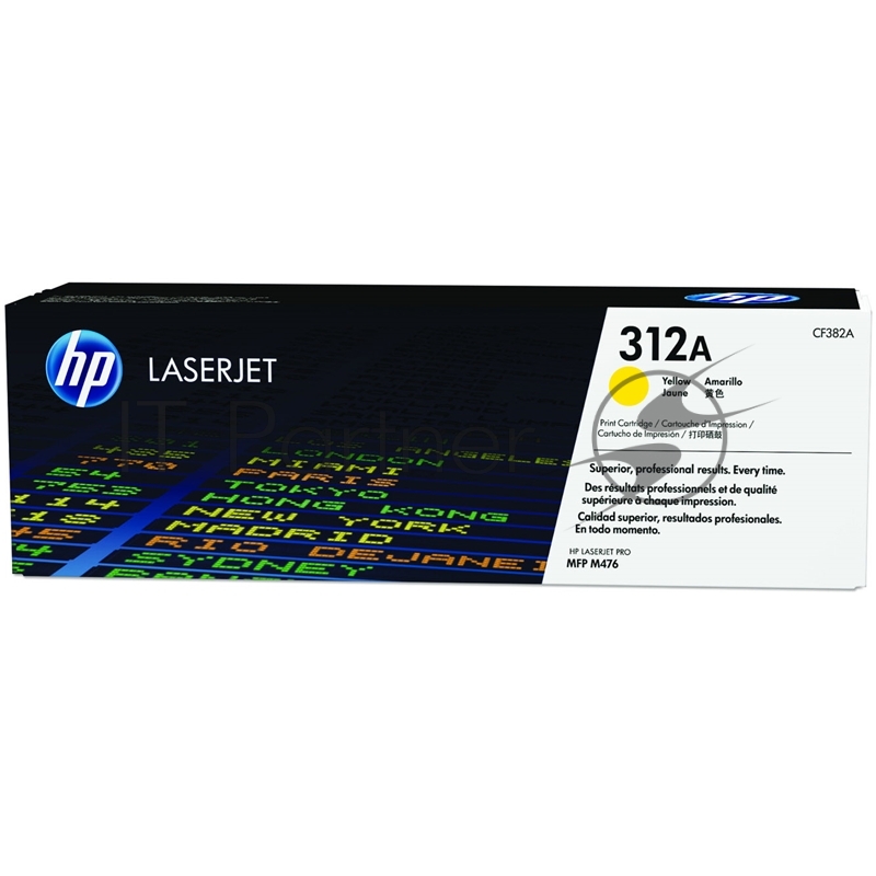 Тонер Картридж HP 312A CF382A желтый для HP CLJ Pro M476 (2400стр.)