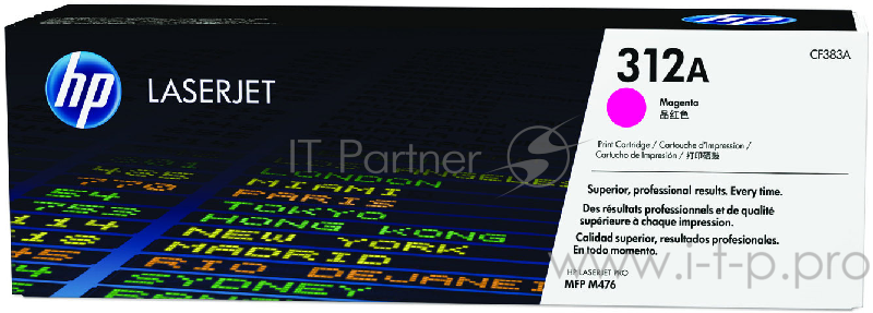 Тонер Картридж HP 312A CF383A пурпурный для HP CLJ Pro M476 (2400стр.)