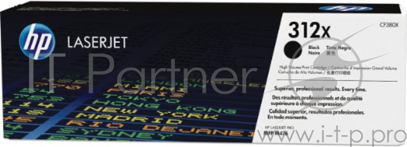Тонер Картридж HP 312A CF380X черный для HP CLJ Pro M476 (4400стр.)