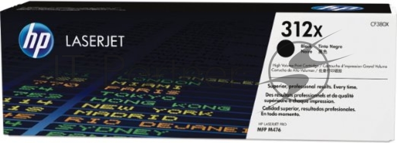 Тонер Картридж HP 312A CF380X черный для HP CLJ Pro M476 (4400стр.)