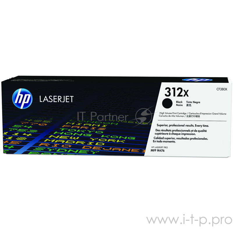 Тонер Картридж HP 312A CF380X черный для HP CLJ Pro M476 (4400стр.)