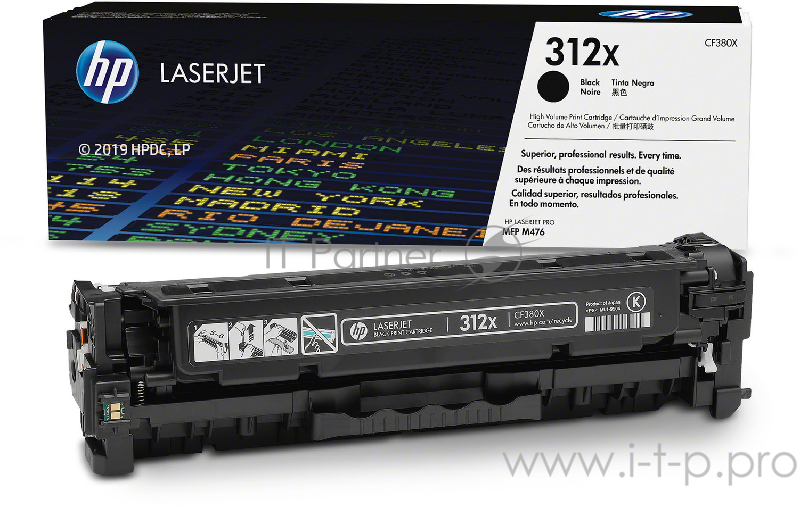 Тонер Картридж HP 312A CF380X черный для HP CLJ Pro M476 (4400стр.)