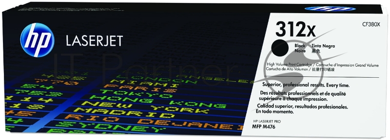 Тонер Картридж HP 312A CF380X черный для HP CLJ Pro M476 (4400стр.)
