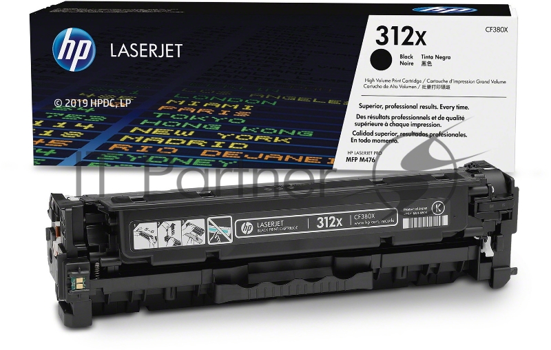 Тонер Картридж HP 312A CF380X черный для HP CLJ Pro M476 (4400стр.)