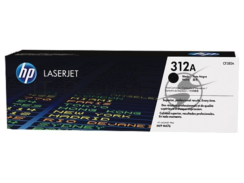 Тонер Картридж HP 312A CF380A черный для HP CLJ Pro M476 (2400стр.)