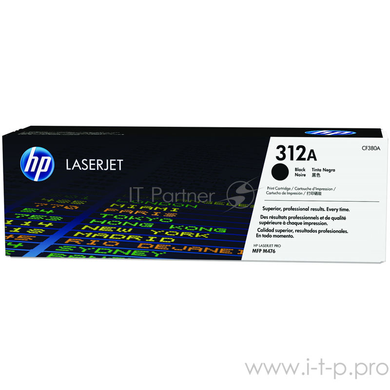 Тонер Картридж HP 312A CF380A черный для HP CLJ Pro M476 (2400стр.)