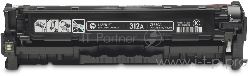 Тонер Картридж HP 312A CF380A черный для HP CLJ Pro M476 (2400стр.)