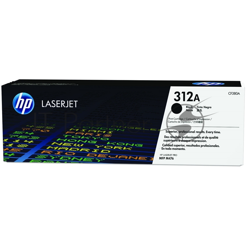 Тонер Картридж HP 312A CF380A черный для HP CLJ Pro M476 (2400стр.)