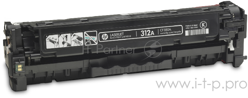 Тонер Картридж HP 312A CF380A черный для HP CLJ Pro M476 (2400стр.)