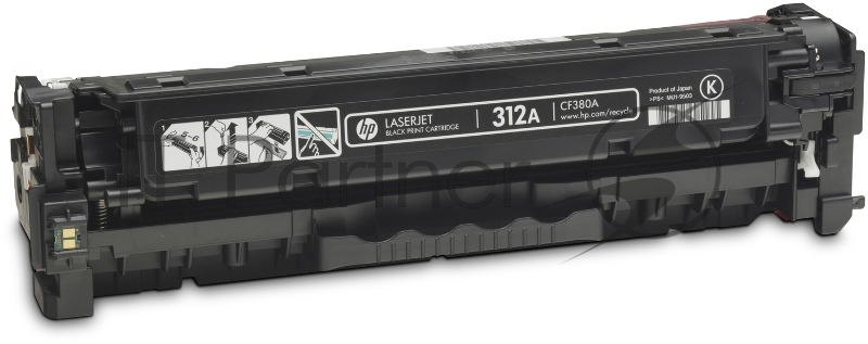 Тонер Картридж HP 312A CF380A черный для HP CLJ Pro M476 (2400стр.)
