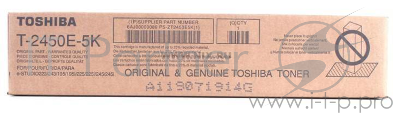 Тонер Toshiba E-studio 195/223/225/243/245 5.9k (т.) T-2450E5K (o)