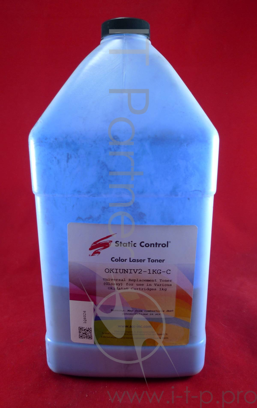 Тонер OKI C610/ C810/ C830 Cyan универсальный (фл., 1кг) SC