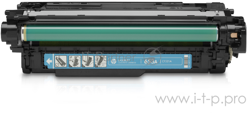 Тонер Картридж HP 653A CF321A голубой для HP MFP M680 (16000стр.)