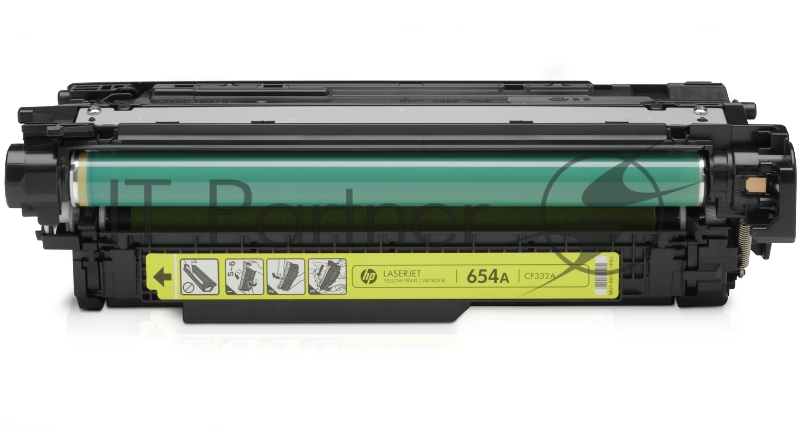Тонер Картридж HP 654A CF332A желтый для HP CLJ Ent M651n/M651dn/M651xh/M680dn/M68 (15000стр.)