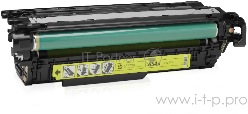 Тонер Картридж HP 654A CF332A желтый для HP CLJ Ent M651n/M651dn/M651xh/M680dn/M68 (15000стр.)