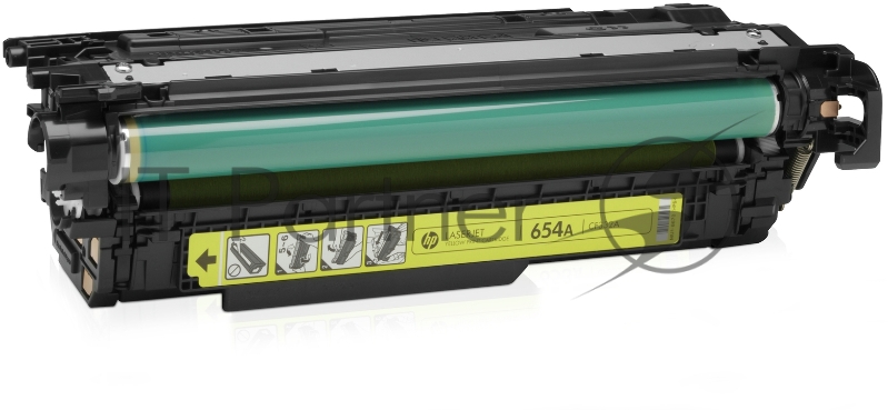 Тонер Картридж HP 654A CF332A желтый для HP CLJ Ent M651n/M651dn/M651xh/M680dn/M68 (15000стр.)