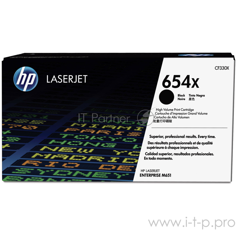 Тонер Картридж HP CF330X черный для HP CLJ Flow M680z/M651dn/M651n/M651xh/M680 (20500стр.)
