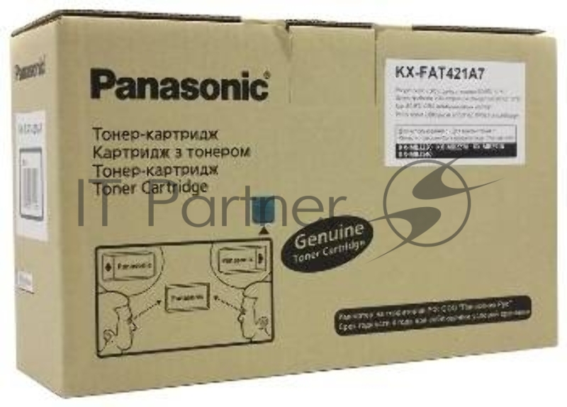 Тонер Картридж Panasonic KX-FAT421A7 черный для Panasonic KX-MB2230/2270/2510/2540 (2000стр.)