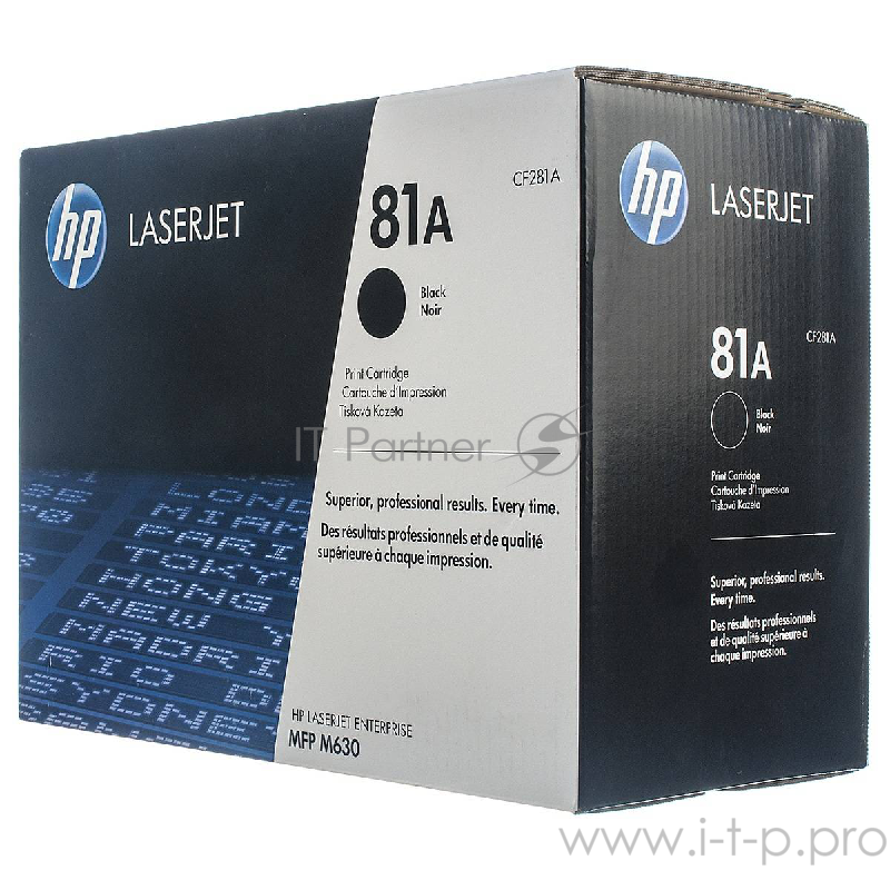 Тонер Картридж HP 81A CF281A черный для HP LJ Pro M630dn/f/h/z (10500стр.)