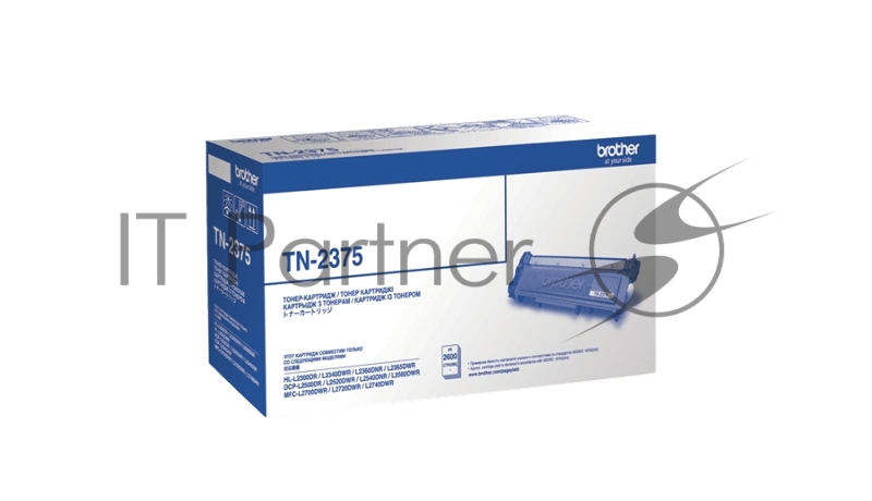 Тонер-картридж Brother TN-2375 черный {HLL2300D/2340DW/2360DN/2365DW (2600стр)}