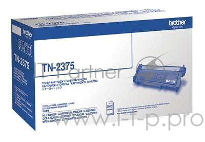 Тонер-картридж Brother TN-2375 черный {HLL2300D/2340DW/2360DN/2365DW (2600стр)}