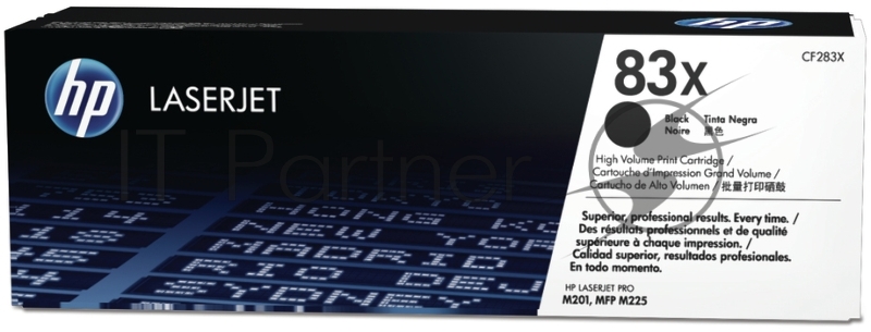 Тонер Картридж HP 83X CF283X черный для HP LJ Pro M201/M225 (2200стр.)