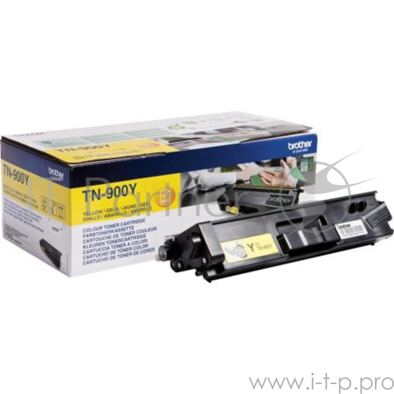 Тонер Картридж Brother TN900Y желтый для Brother HL-L9200CDWT/MFC-L9550CDWT (6000стр.)